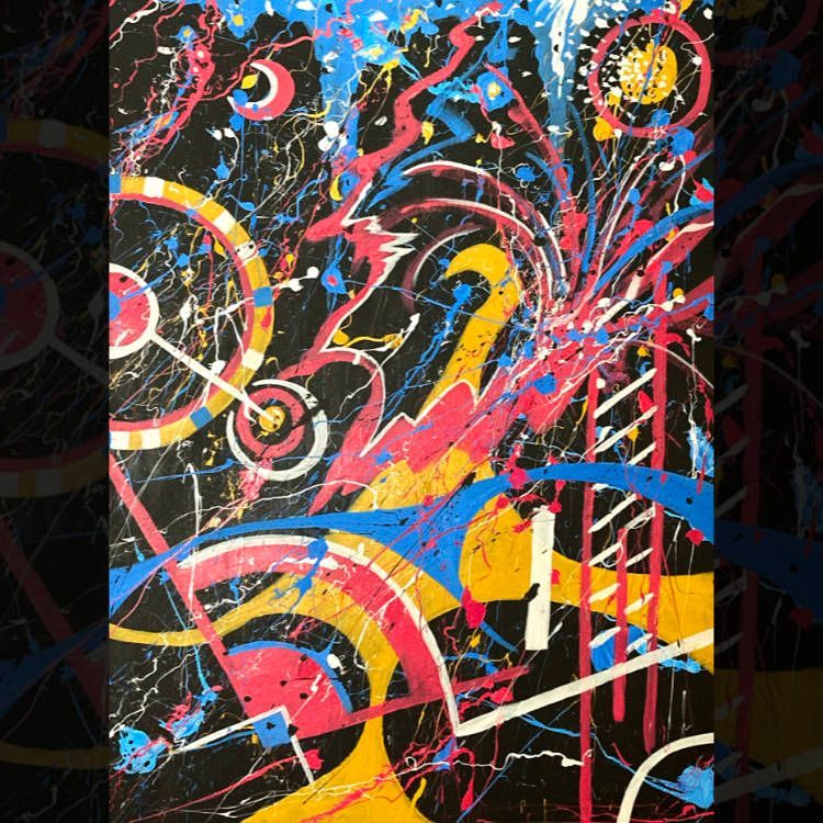 Abstract Painting, Extravagant Frugality