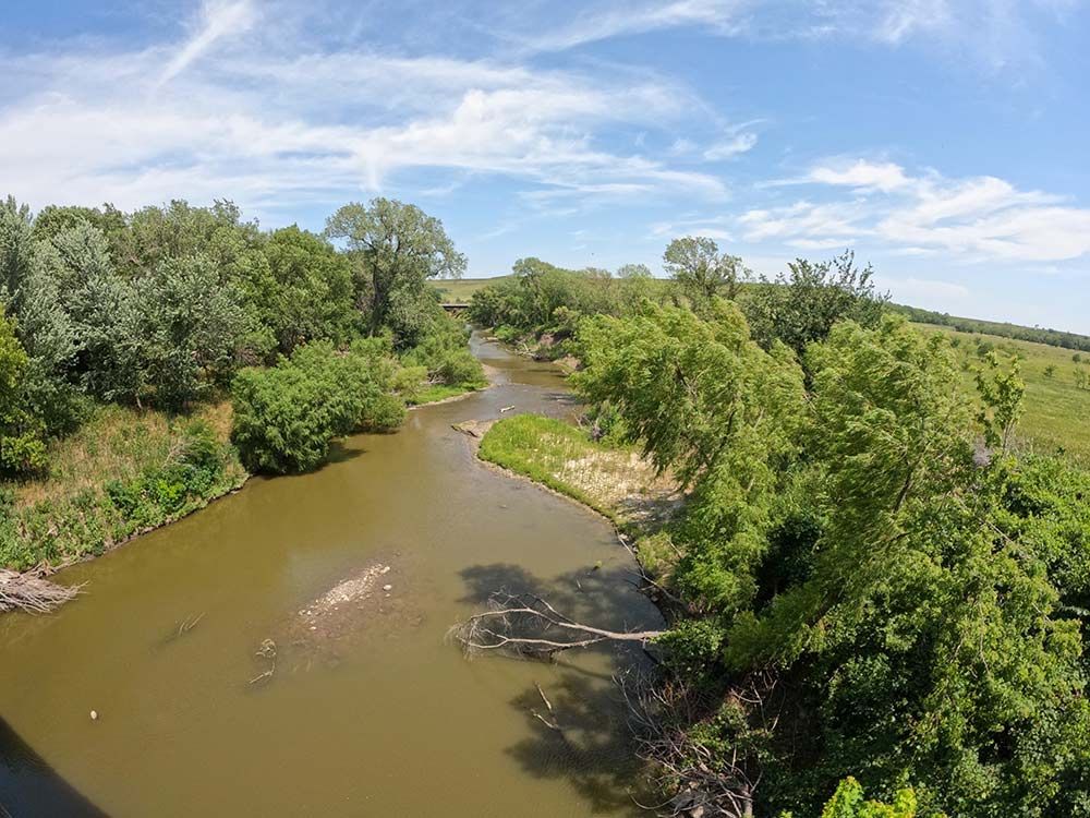 river, Clements, Kansas, bridge