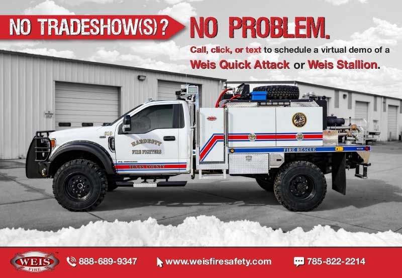 Weis Fire, brush truck, postcard, mailer, photography, layout, graphic design
