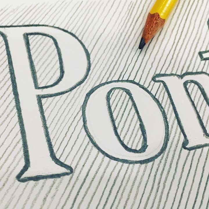 Pontificate in pencil / graphite