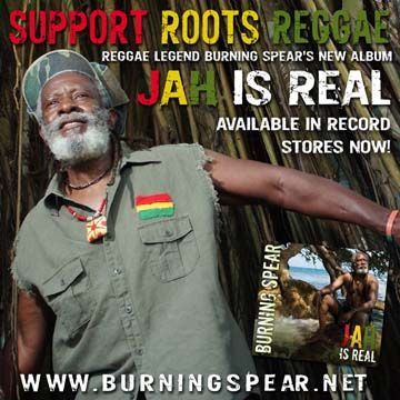 Digital Ad for Burning Spear's album 