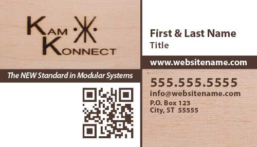 business card, graphic design, layout, Kam Konnect, print