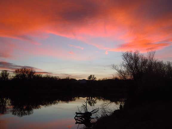 Sunset at Bear Creek, Denver, Colorado