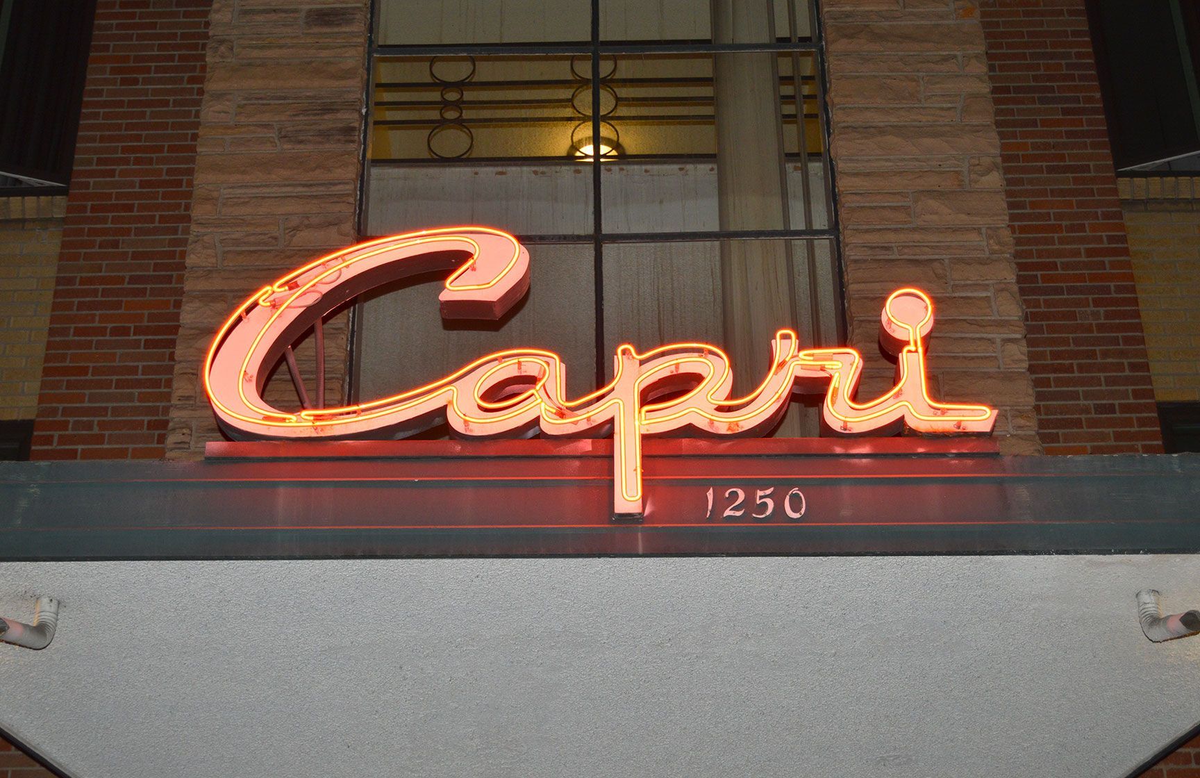 neon sign, Denver, Colorado, Capri