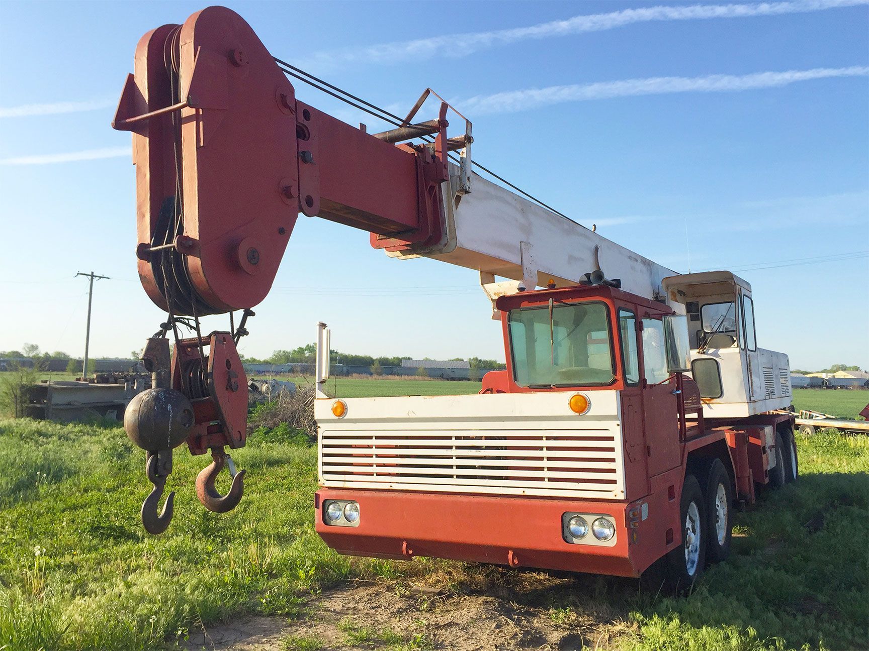 crane, truck, Salina, Kansas, contruction