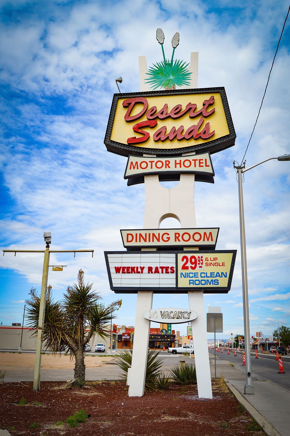 signage, Desert Sands Motel, Albuquerque, New Mexico