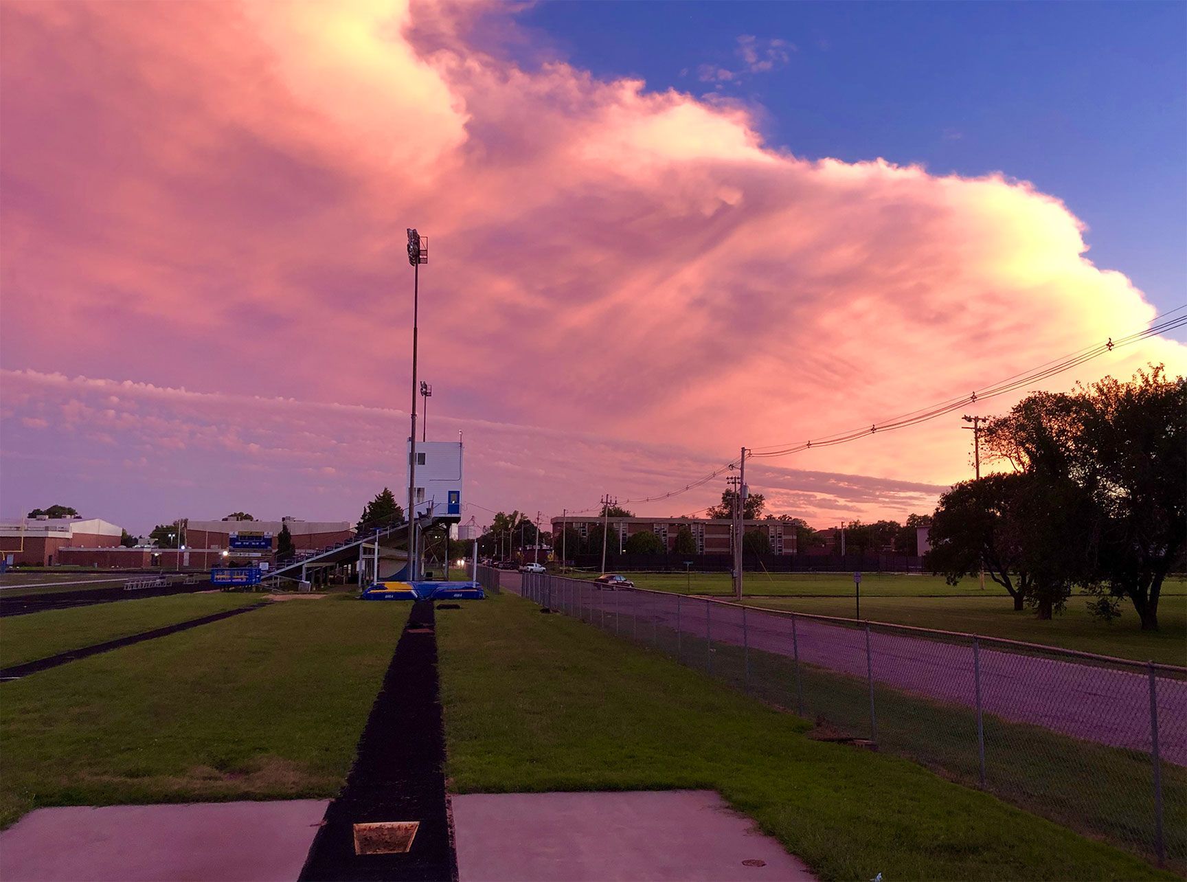 sunset, Kansas, Lindsborg, Bethany College