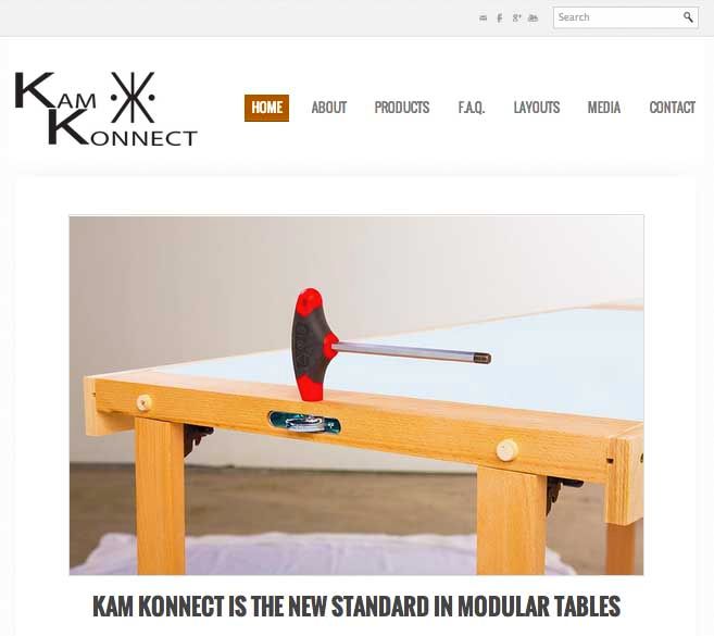Kam Konnect website (Weebly)
