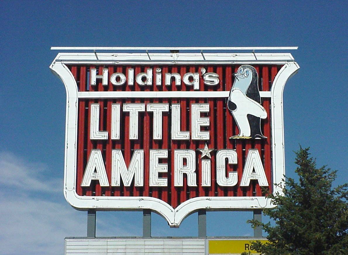 Little America, Cheyenne, Wyoming, neon sign, signage