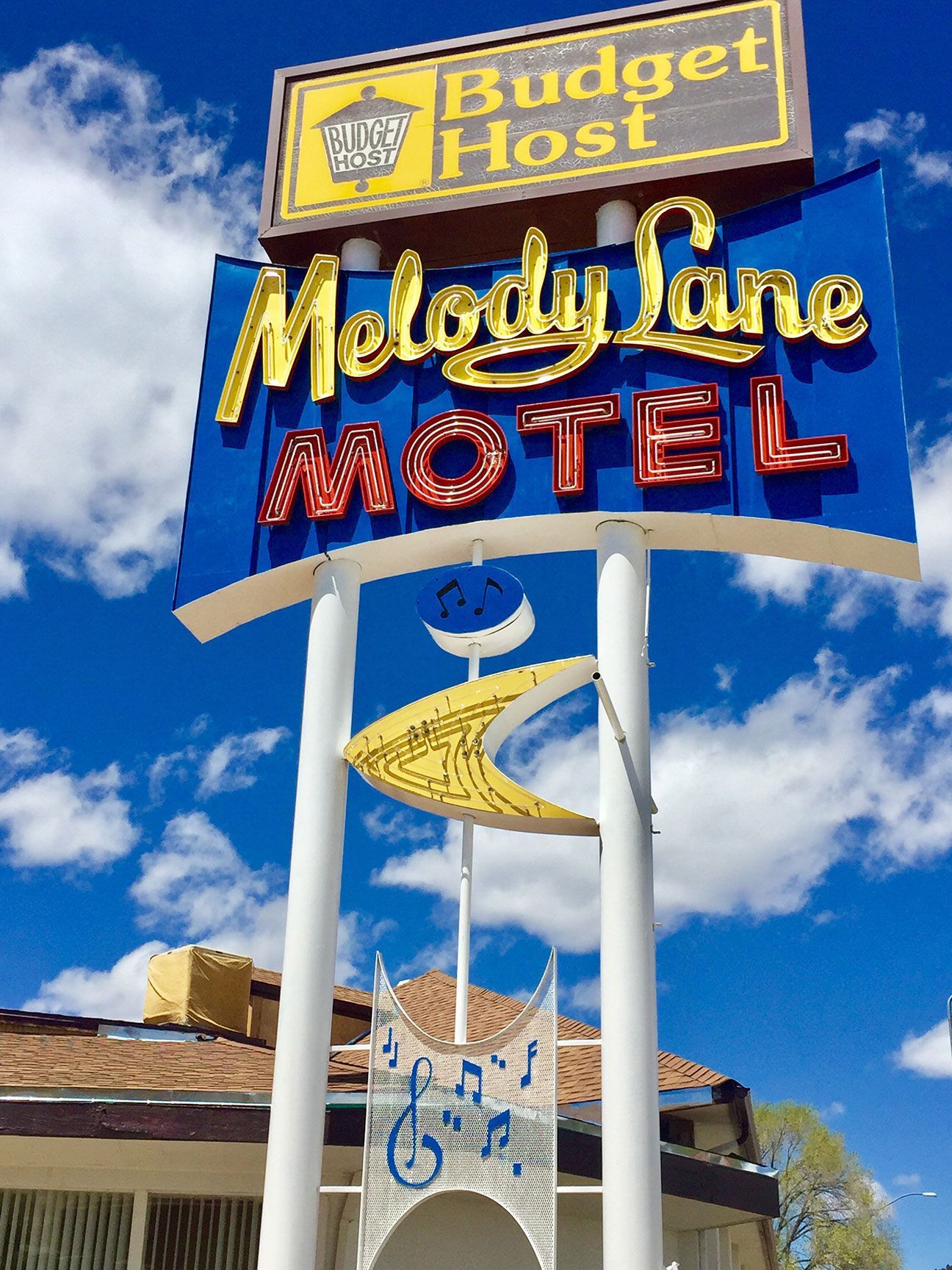 signage, Melody lane Motel, Raton, New Mexico
