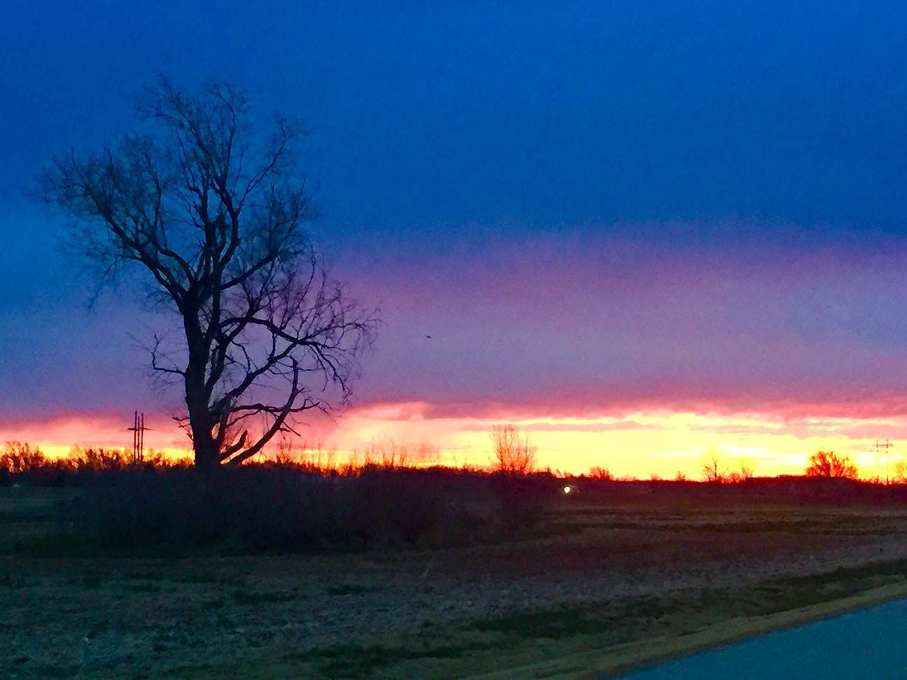 Sunrise in Mentor, Kansas