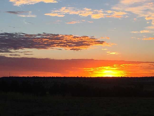 Sunrise in Denver, Colorado