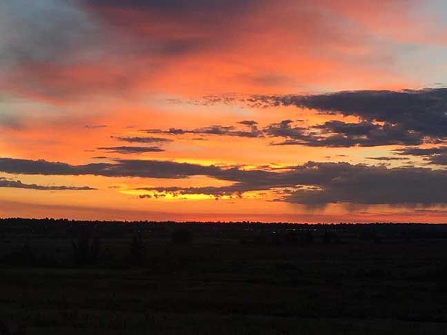 Sunrise in Denver, Colorado 