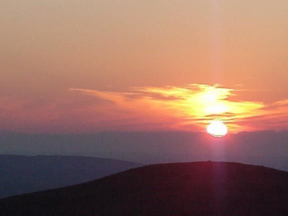 Sunset near Powell, Wyoming