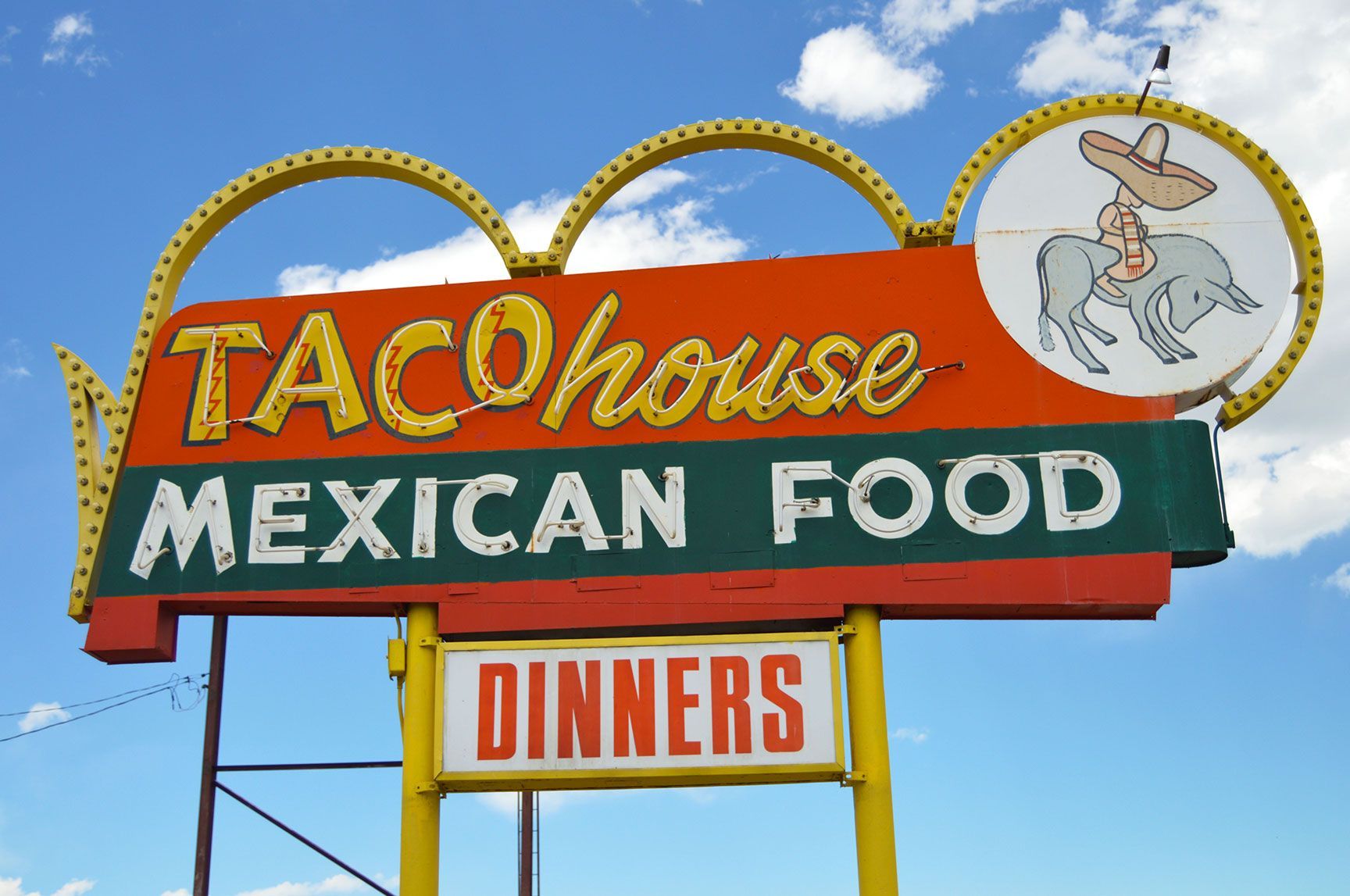 Taco House, signage, Fedral Blvd., Denver, Colorado