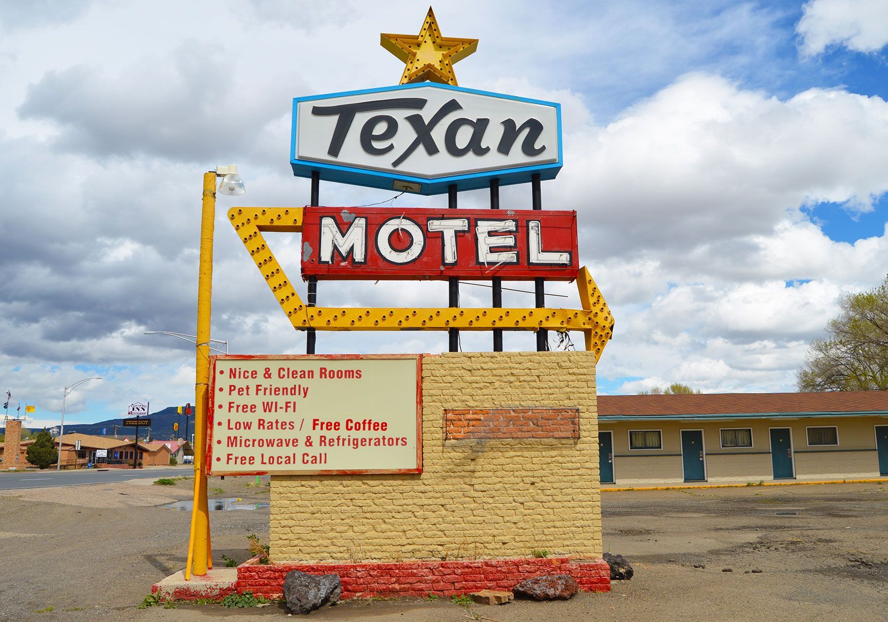 signage, Texan Motel, Raton ,New Mexico