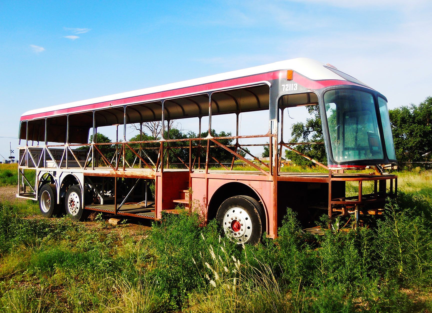 bus, carcass, Texas, automobile, skeleton