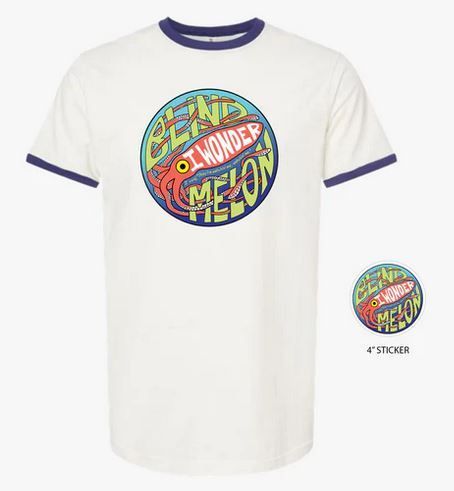 I Wonder squid T-shirt design for Blind Melon