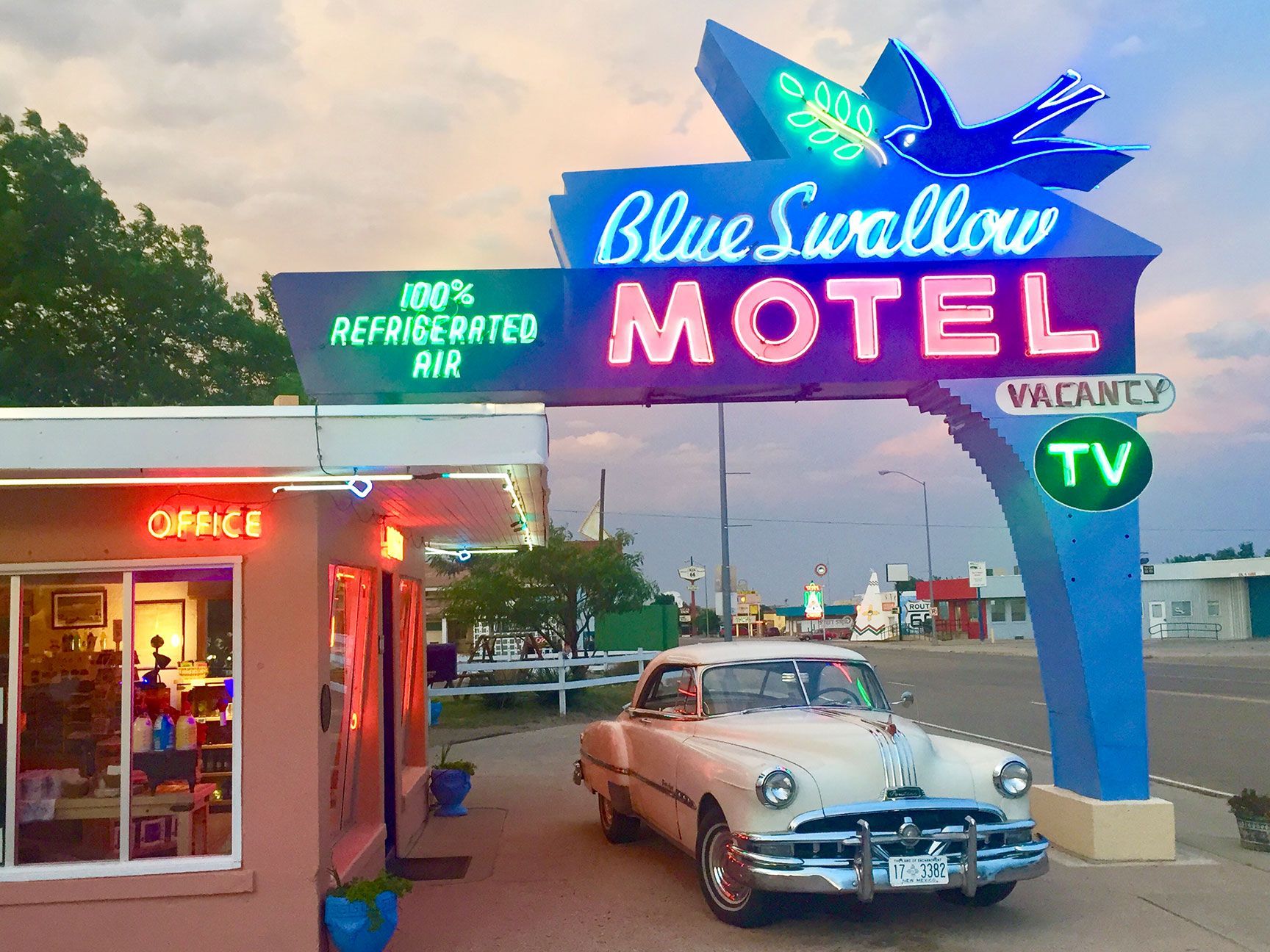Blue Swallow Motel, Route 66, New Mexico, Tucumcari