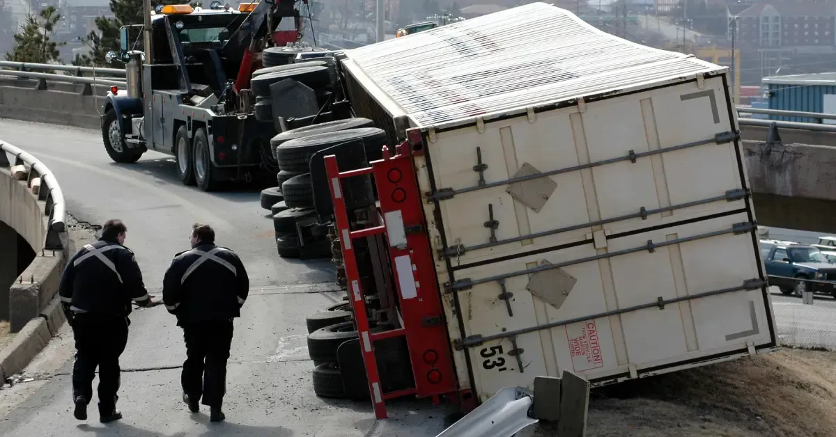An image illustrating the main question about semi truck accident settlements in Georgia.