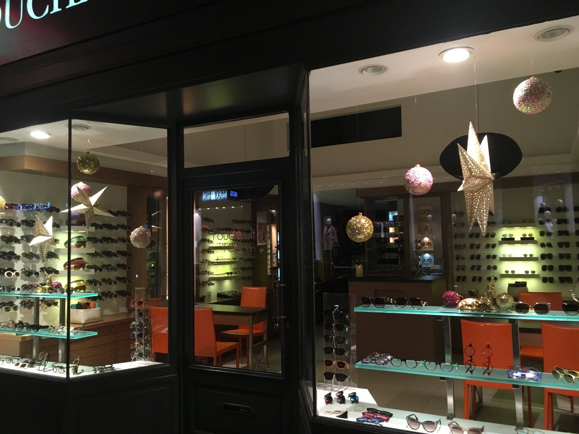 Vitrine opticien Genève centre