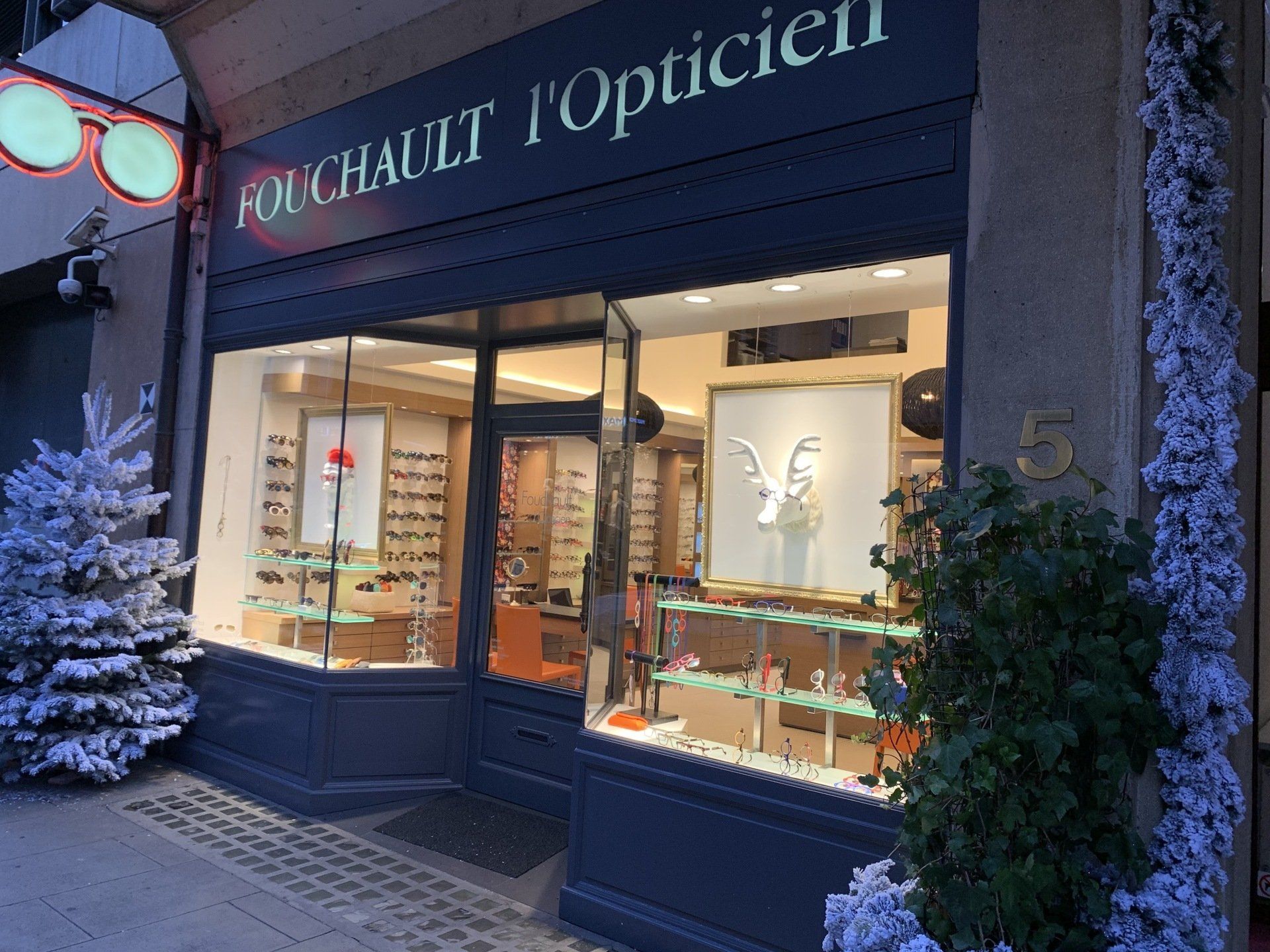 Vitrine Fouchault l'Opticien