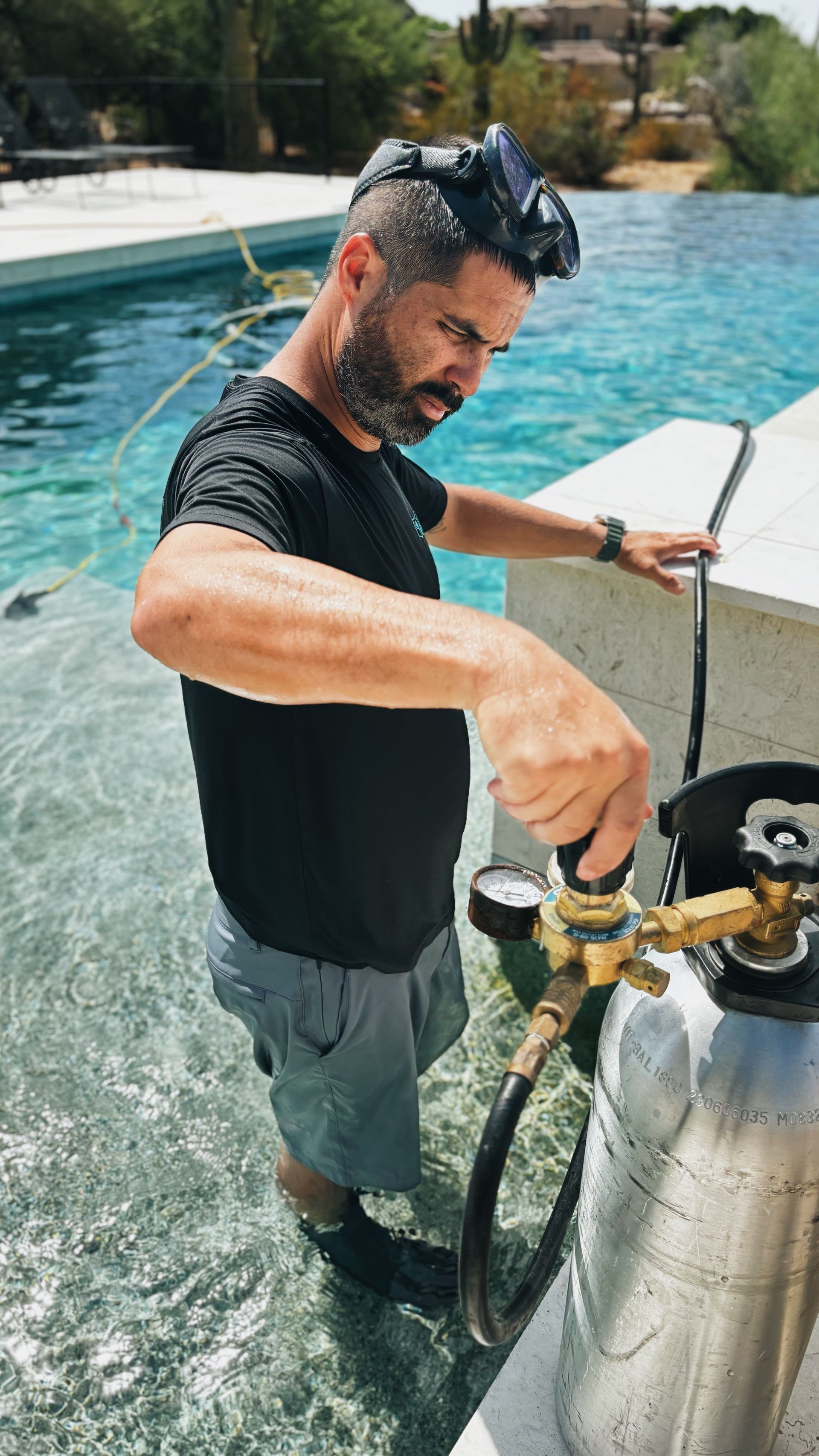 how to find a pool leak