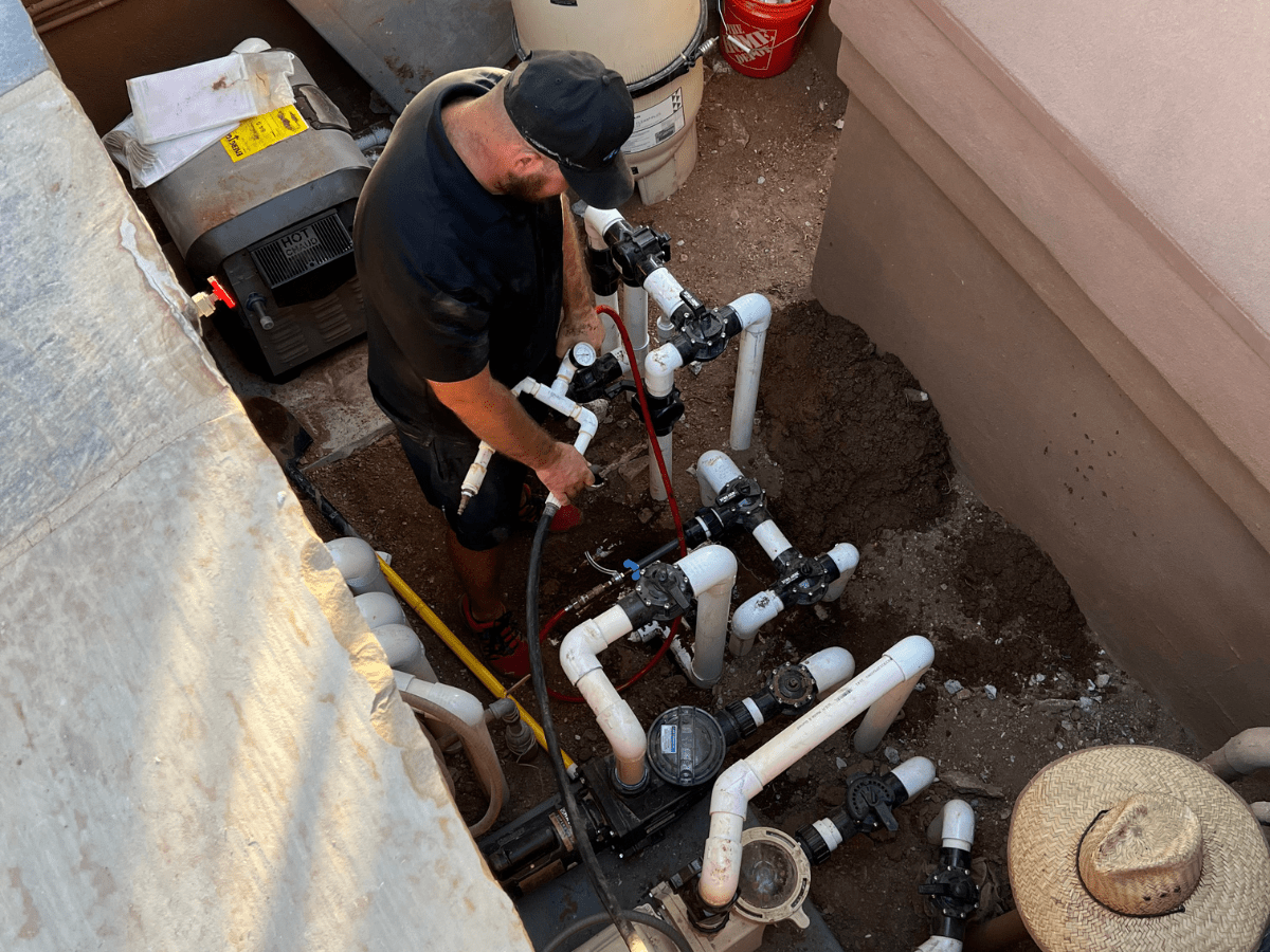pool leak repair