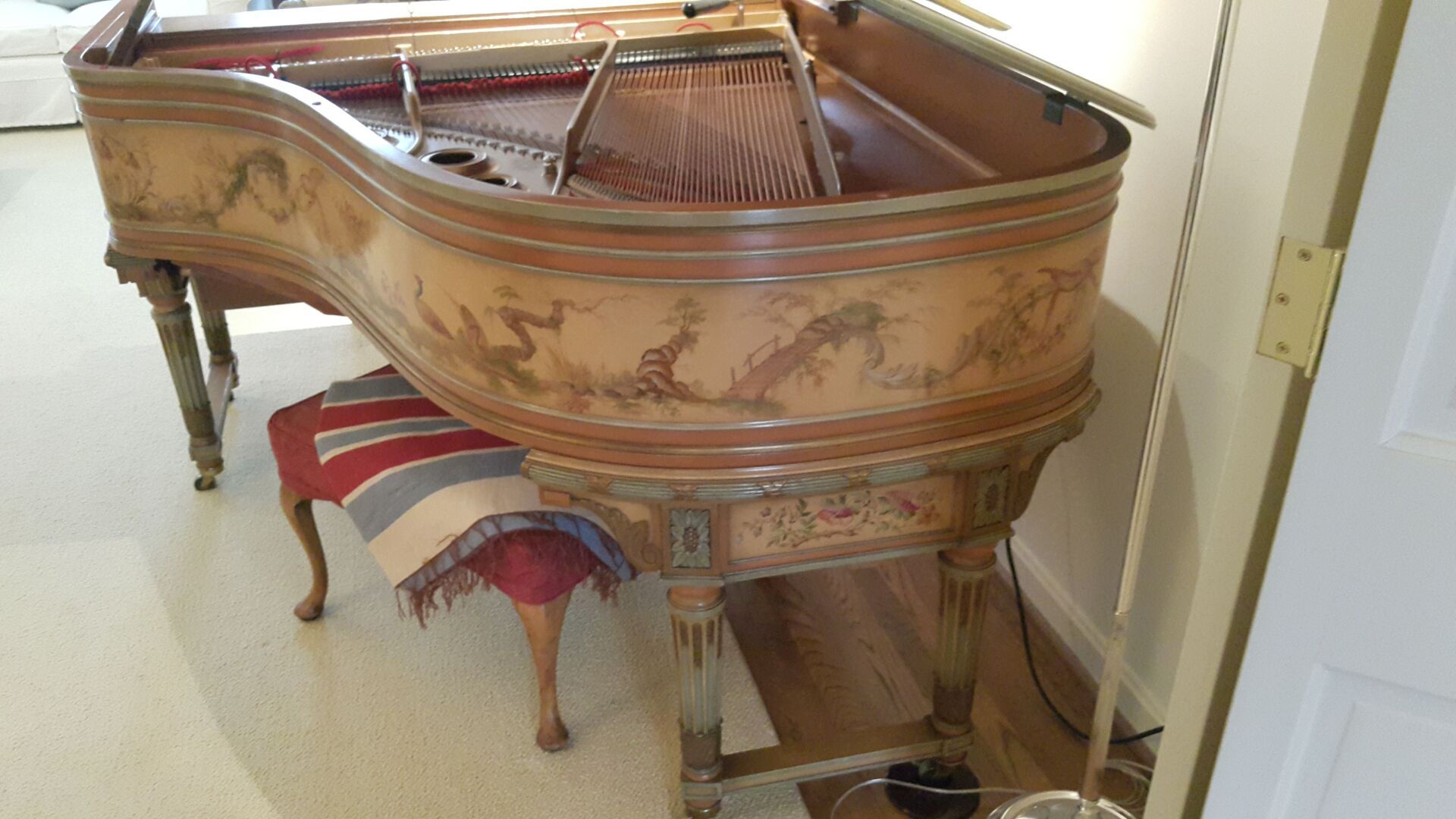 Newly restored piano