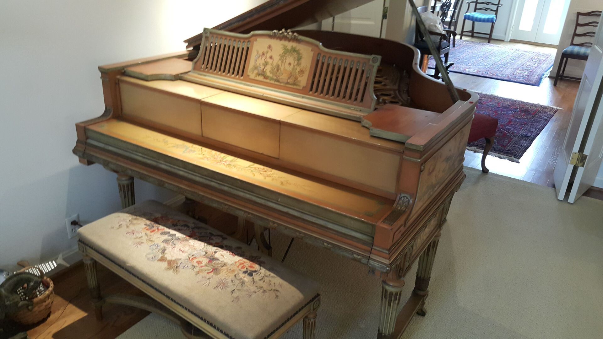 Newly restored piano