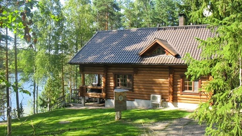 Рыболовный коттедж на берегу озера
