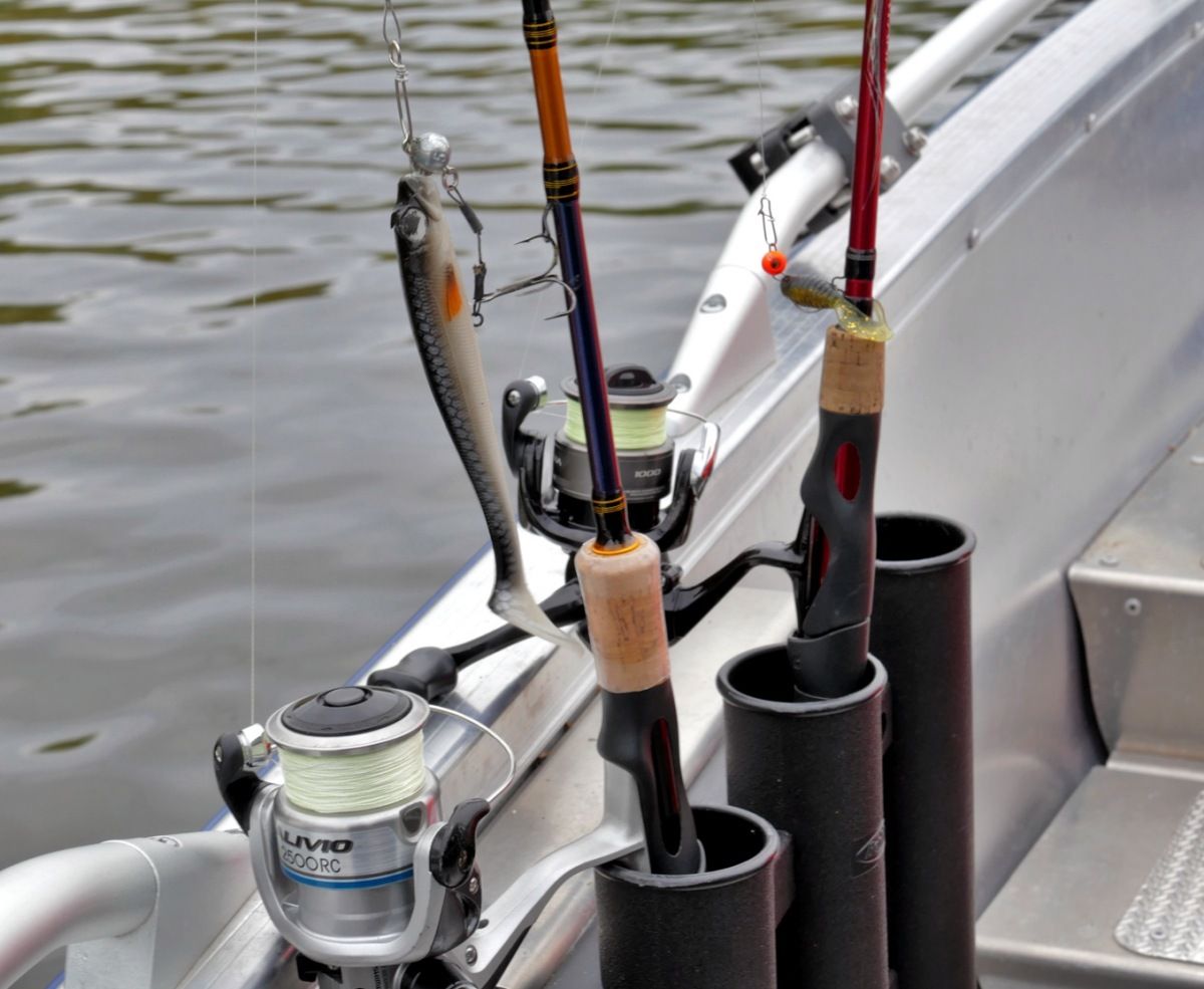 Spinning holders for trolling