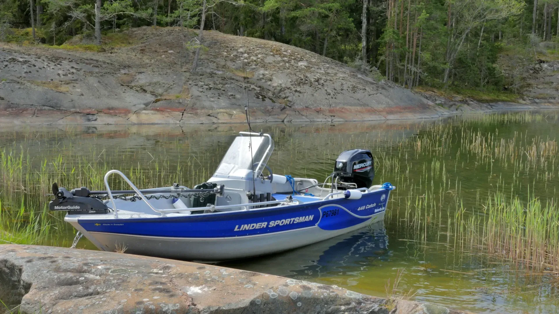 Linder 445 for fishing in Finland