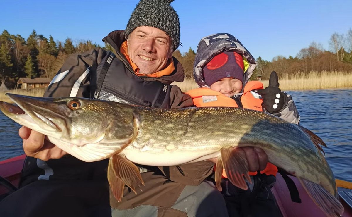 рыбалка на щуку папа и сын