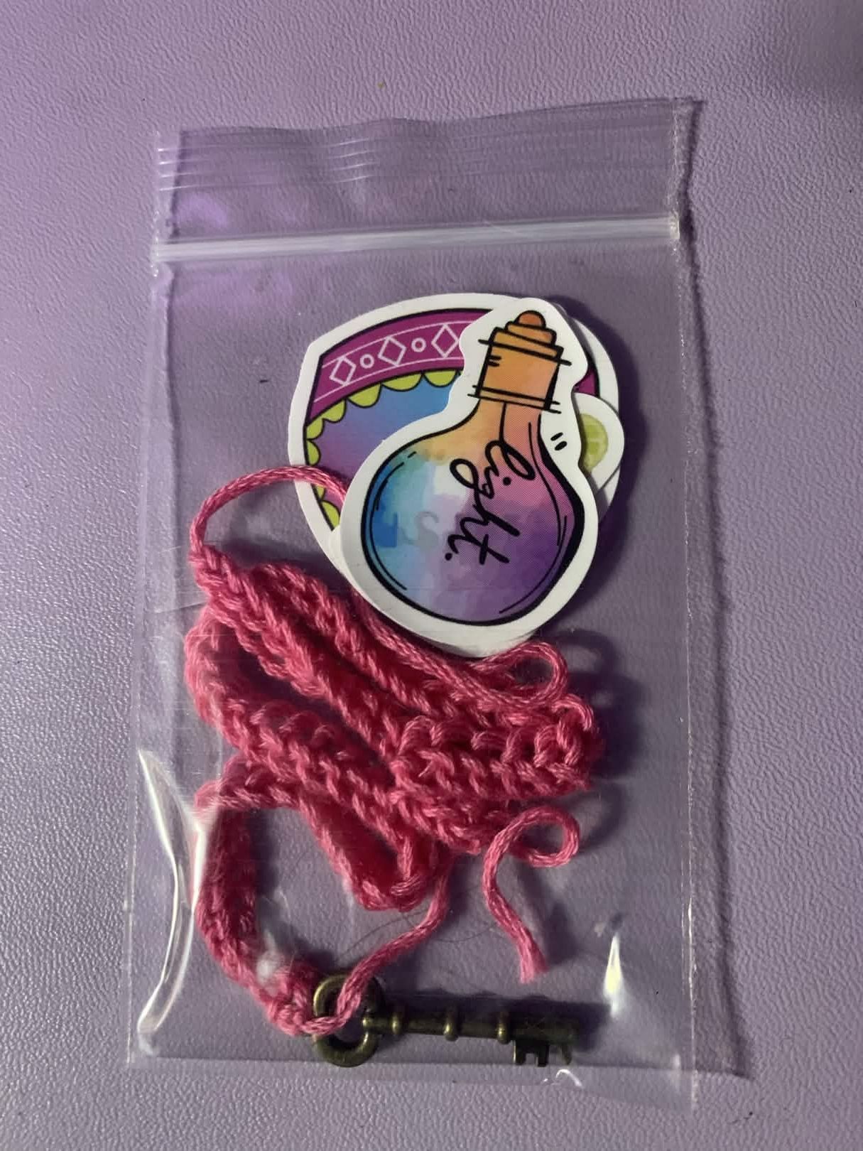 Keys to the Kingdom Bookmark Pink