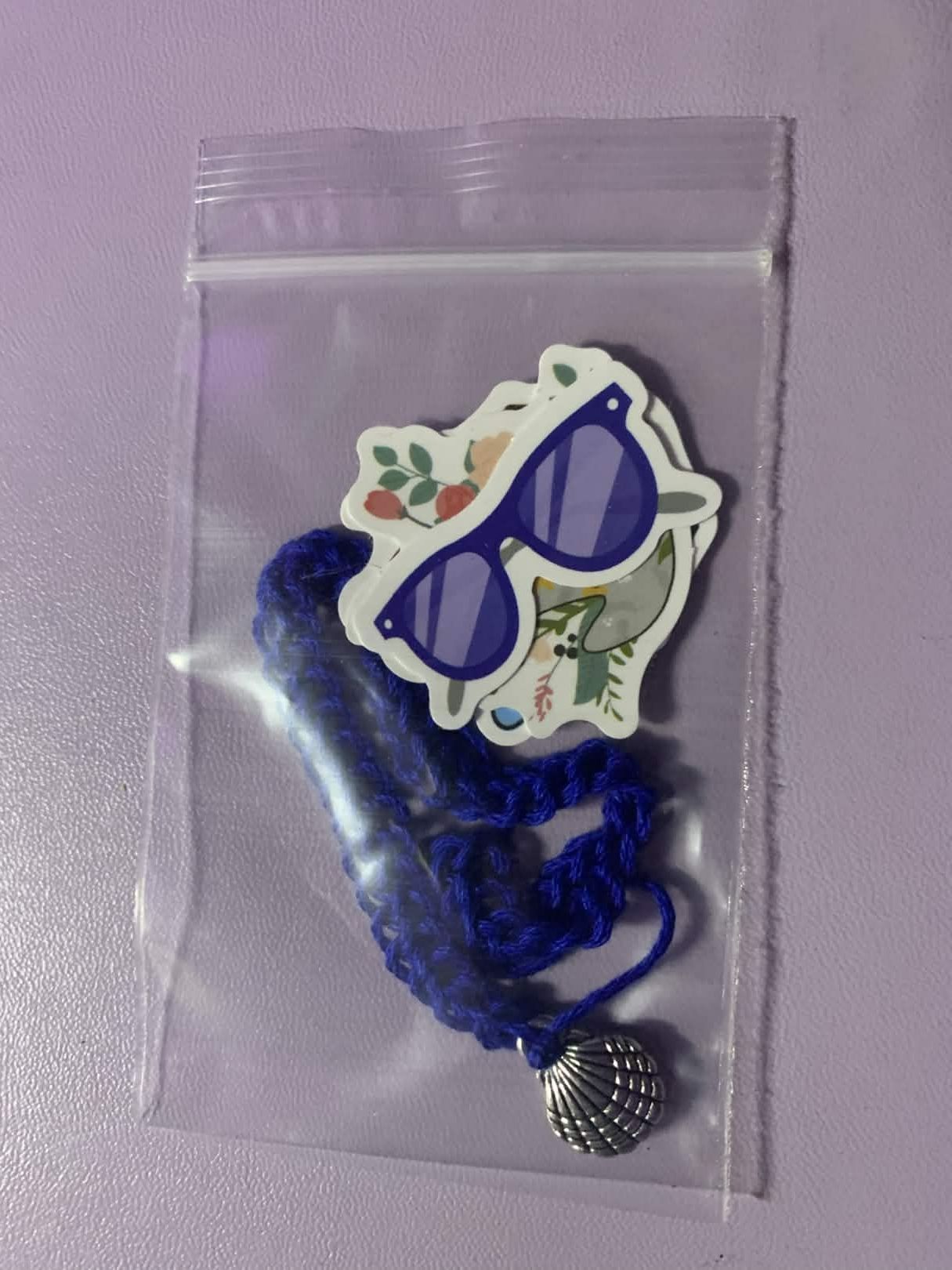 Just Beachy Bookmark Blue