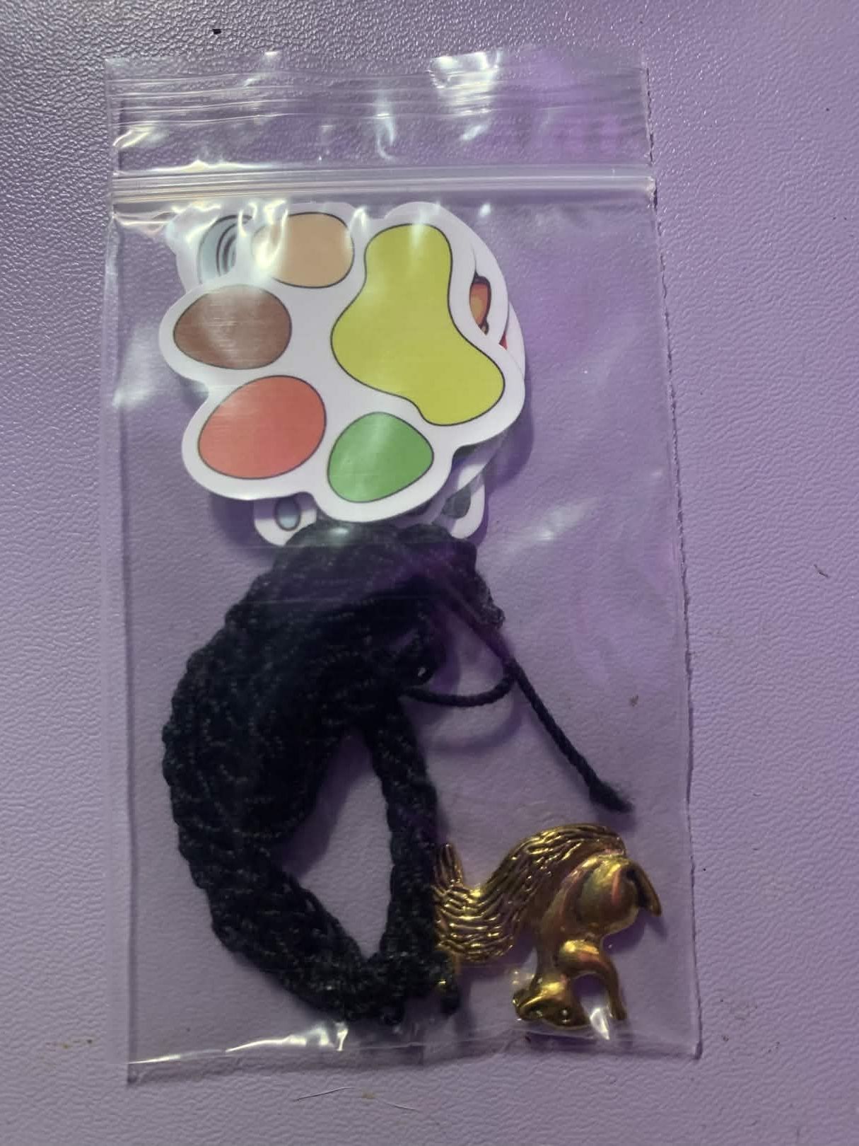 Cozy Critters Bookmark Black