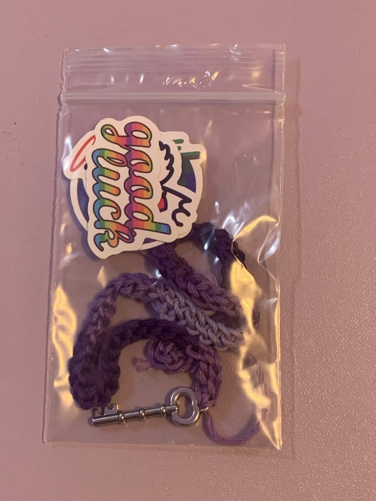 Keys to the Kingdom Bookmark Purple