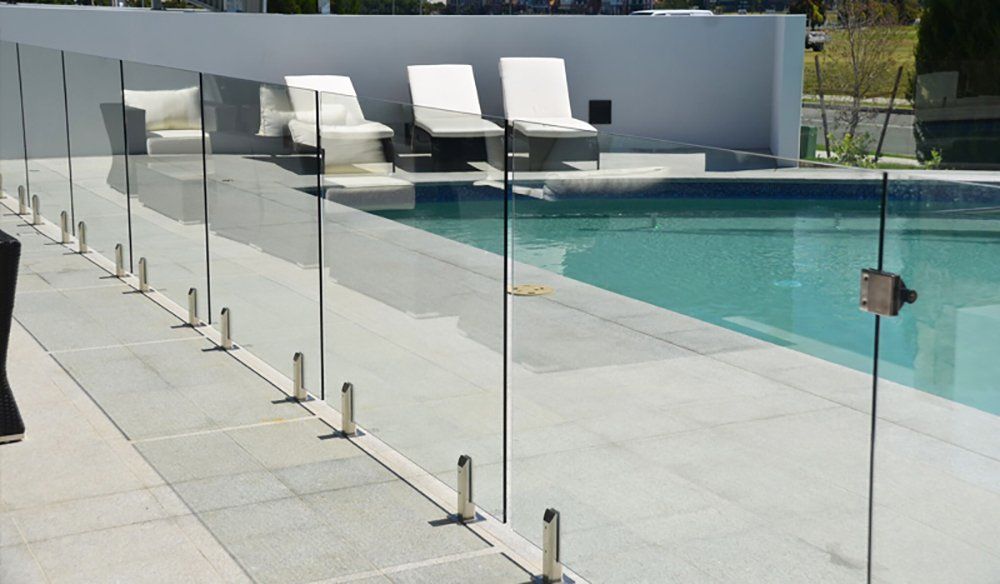frameless glass pool fencing seachange carrara