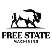Free State Machining logo — veteran-owned Kansas knife company