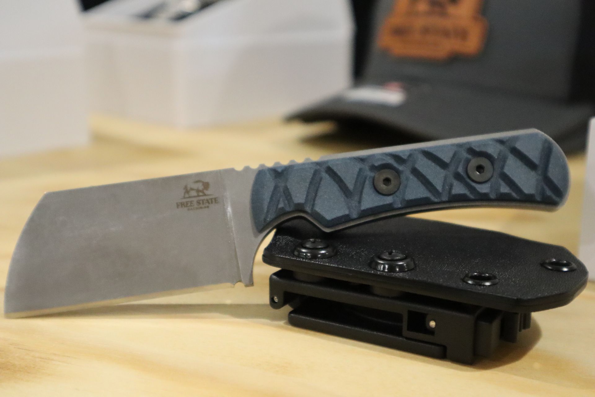 Free State Machining custom D2 steel knives made in Kansas