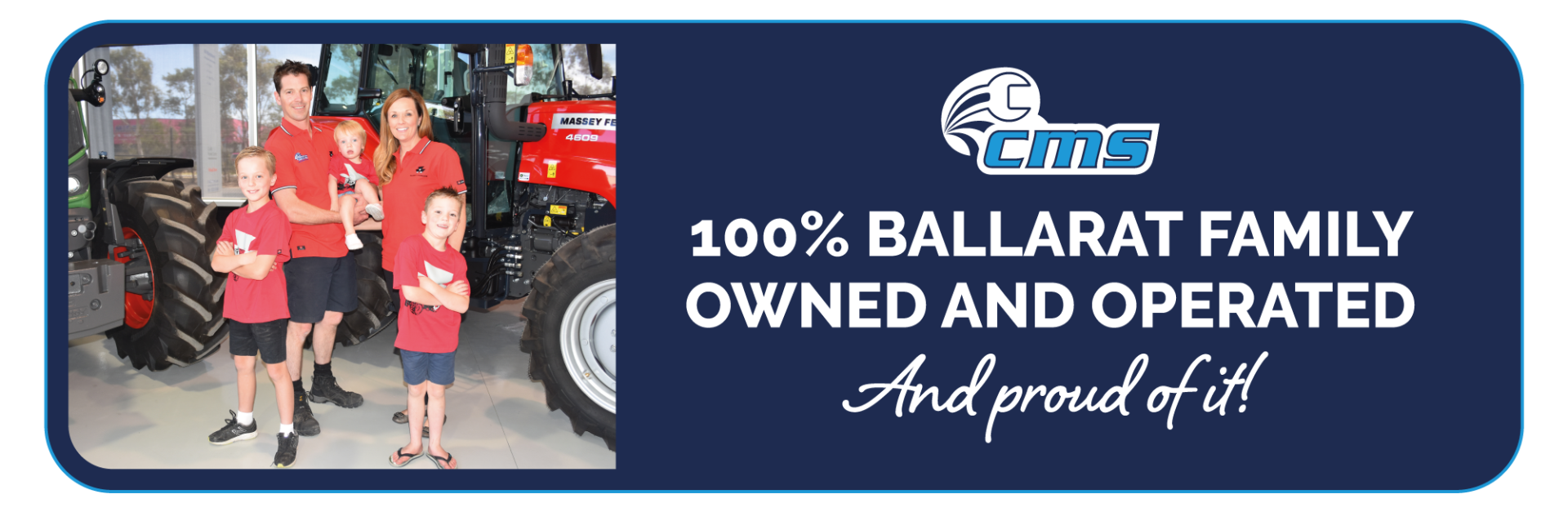 Central Machinery Services 100% Ballarat family owned and operated.