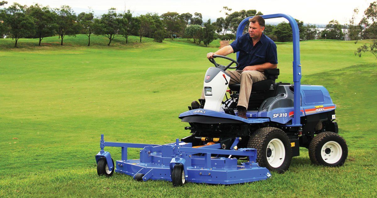 Iseki mowers at Central Machinery Services in Ballarat