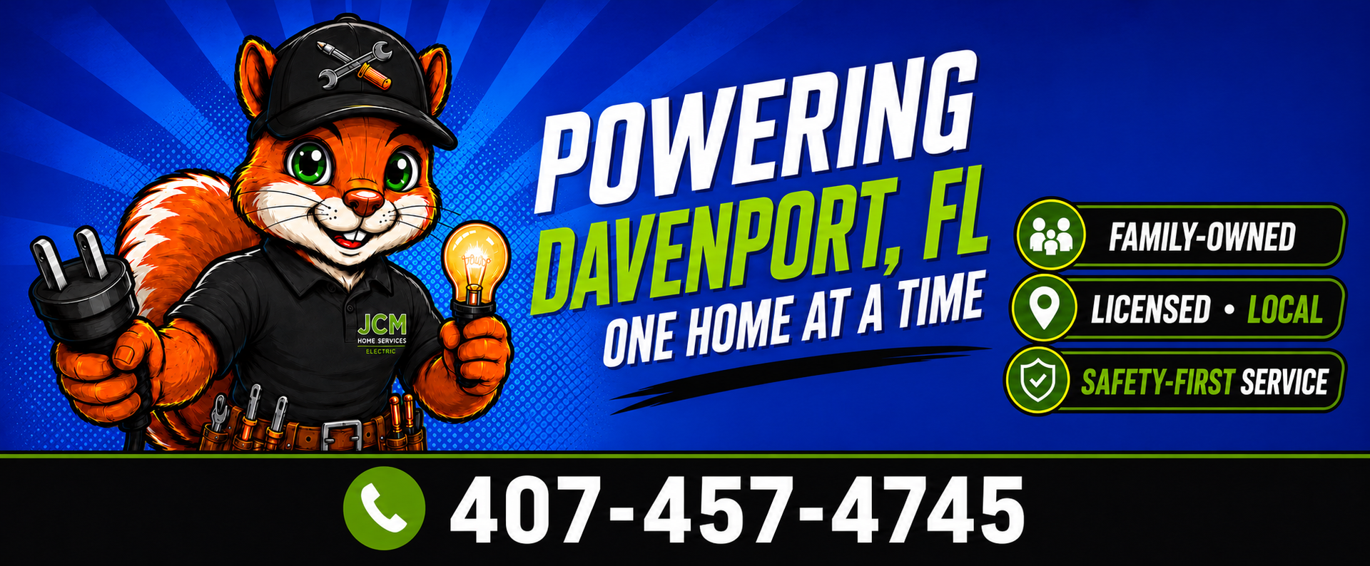 JCM Home Services powering Davenport, FL
