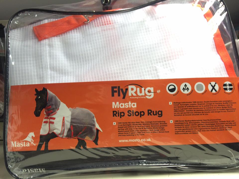 fly rug masta rip stop rug in a clear bag