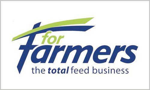 a logo for farmers the total feed business