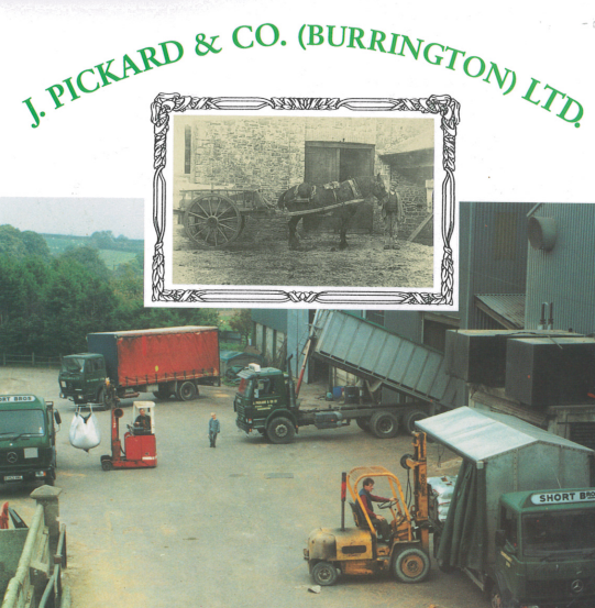 j. pickard & co. burlington ltd. has a picture of a horse drawn carriage