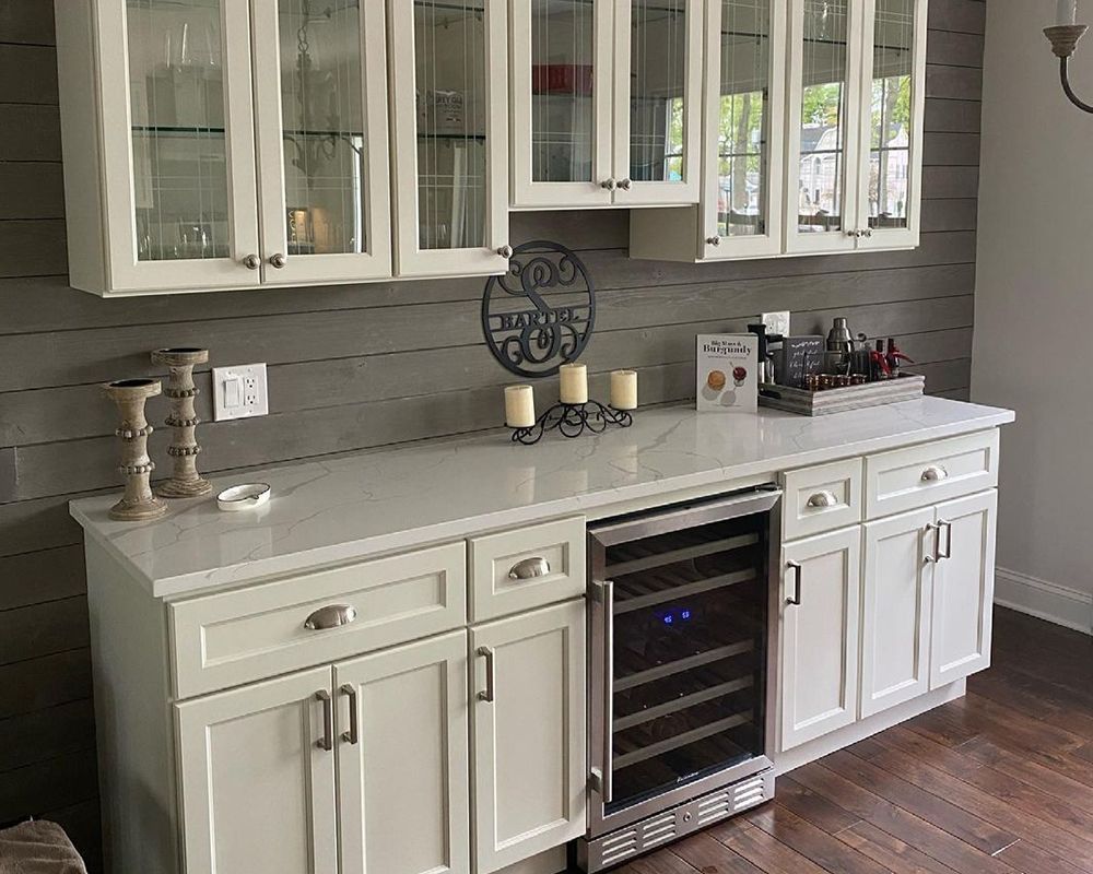 Custom White Cabinets