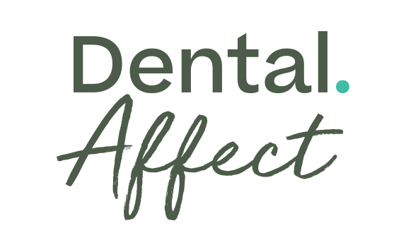 A logo for a dental office called dental affect.