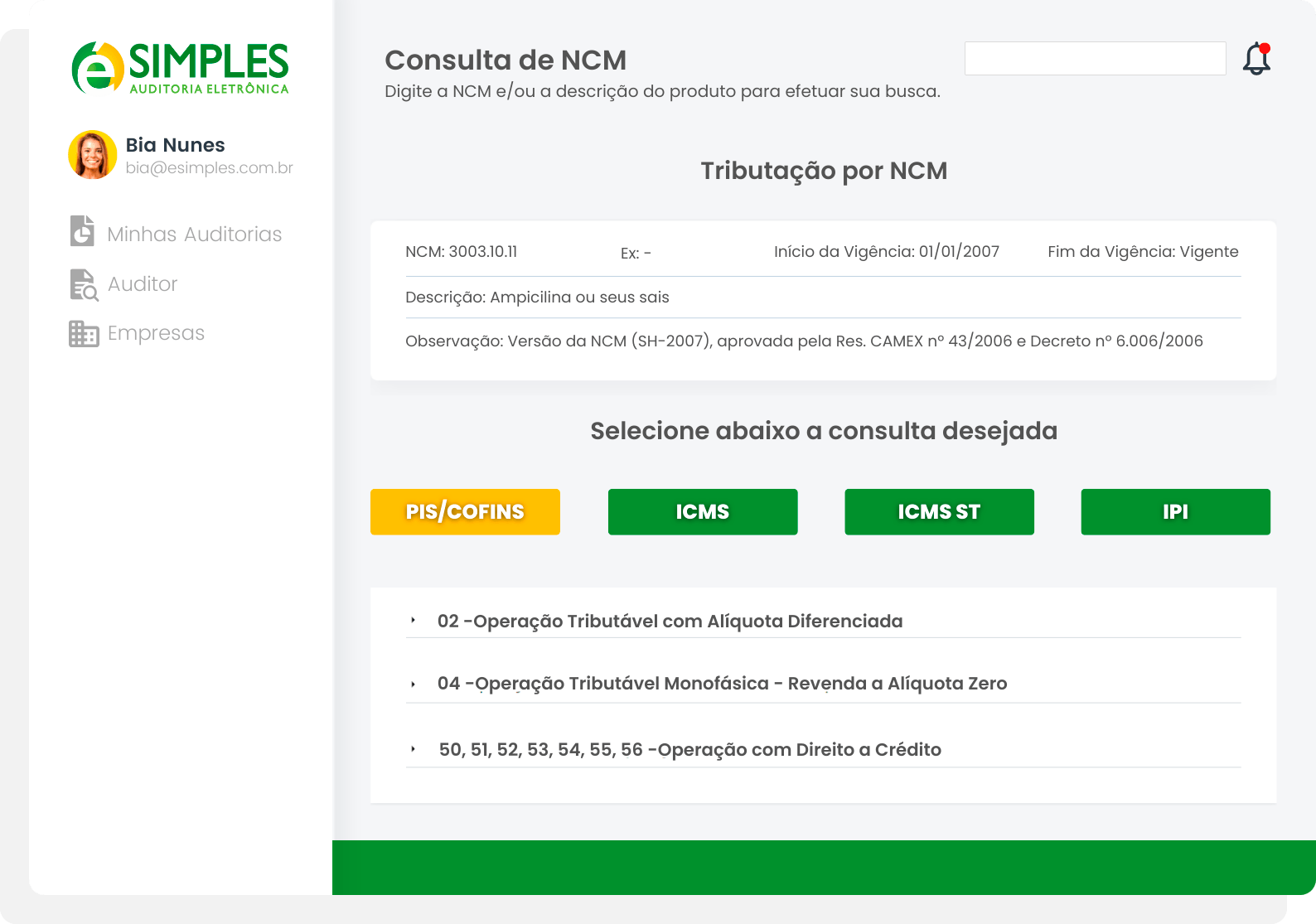 Uma captura de tela de um site chamado simples.